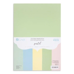 Zestaw papierów pastelowych A4 220g 20 arkuszy - Dalprint dpCraft