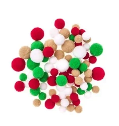 Pompony pluszowe 80szt - Dalprint dpCraft