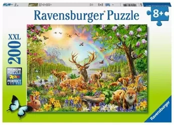 Puzzle dla dzieci: 200 Leśne zwierzęta - Ravensburger