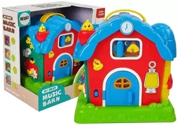 Muzyczna stodoła czerwona - Leantoys