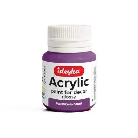 Farba akrylowa Bakłażan 20ml - Ideyka