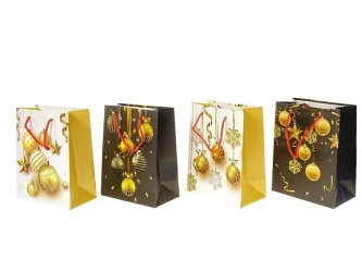 Torebka prezentowa z motywem świątecznym MIX - ADAR