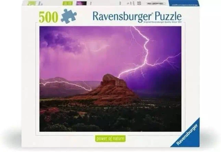 Puzzle 500 Różowa burza - Ravensburger