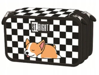 Piórnik potrójny z wyposażeniem PC5 Sleepy Corgi - ST-MAJEWSKI