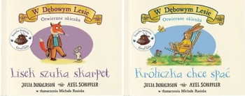 PAK Króliczka chce spać + Lisek szuka skarpet - Julia Donaldson