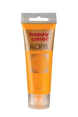 Farba akrylowa 75ml ciemnożółty HAPPY COLOR - GDD
