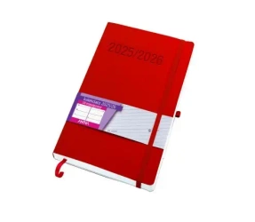 Kalendarz 2025/2026 B5 18 miesięczny TNS czerwony - opracowanie zbiorowe