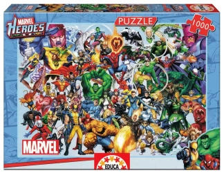 Puzzle 1000 Superbohaterowie i złoczyńcy Marvela 109782 - Educa