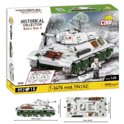 Historical Collection T-34/76 mod 1941/42 2 in1 - Cobi