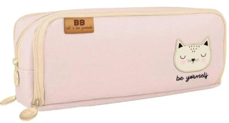 Piórnik 3-komorowy Bebe Friends Kot - INTERDRUK