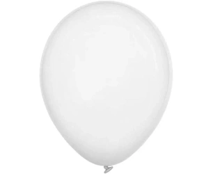 Balony Decomex pastel White 23cm 100szt