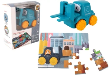Auto puzzle przygoda drogowa widlak - Pro Kids