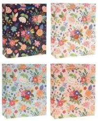 Torebka prezentowa 18x23x8cm Kwiaty MIX - Rozette