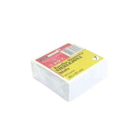 Kostka biurowa biała 85x85x35mm 400K - Penword