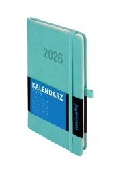 Kalendarz 2026 B6 Memofix TDW turkusowy - -