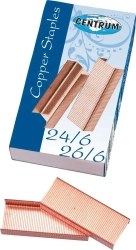 Zszywki miedziane 24/6 1000szt - Centrum