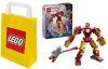 LEGO SUPER HEROES 76307 MECH IRON MANA KONTRA ULTRON + TORBA PAPIEROWA