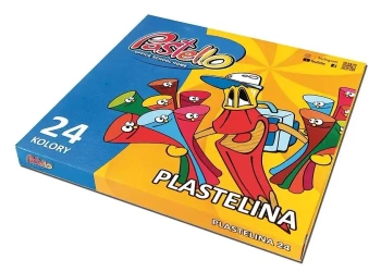 Plastelina 24 kolory - Alfa Pastello