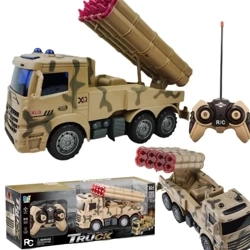 Ciężarówka R/C z wyrzutnią rakietową - Maksik