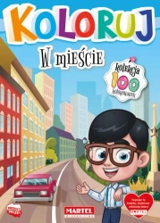 W mieście. Koloruj - Opracowanie zbiorowe