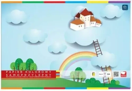 Zeszyt papierów kolor samoprzylep. B4/8K (10szt) - INTERDRUK