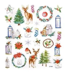 Naklejki święta 28szt - Dalprint dpCraft