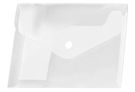 Koperta A5 PP na zatrzask transparentna (12szt) - Tetis