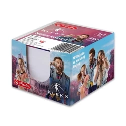 Notes kostka 8x8cm 450K biały - HERLITZ