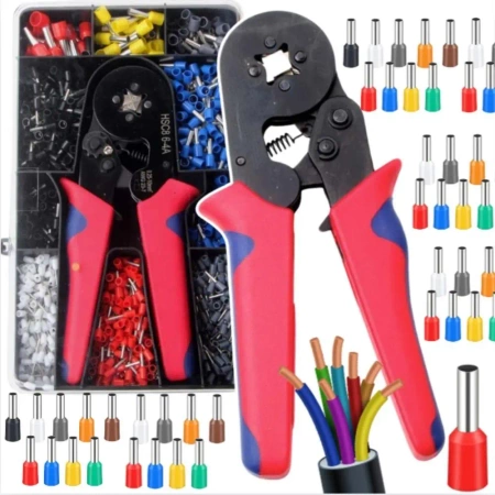 Zaciskarka praska do tulejek kabli 1200el - Leantoys