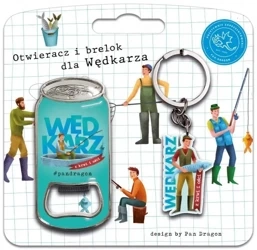 Zestaw brelok + otwieracz dla wędkarza - Pan Dragon