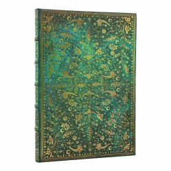 Notatnik linia Emerald Flower gran - Paperblanks