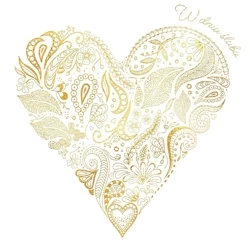 Karnet KWD z bilecikiem HS Ślub Serce - Henry