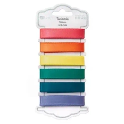 Tasiemki satynowe Brights 6 x 2m - dp Craft