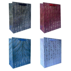 Torebka prezentowa uniwersalna S z metalizą mix - Ju-Piter