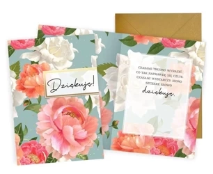 Karnet Podziękowania - Kukartka