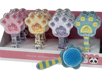 Szczotka do włosów łapka (12szt) - ADAR