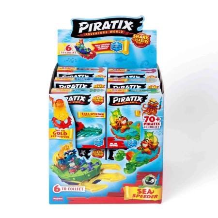 Piratix Shark Treasure Sea Speeder 1szt.mix - Magic Box Toys Polska (L)