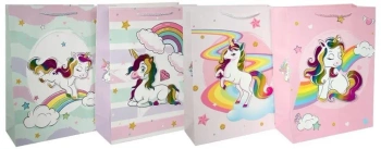 Torebka ozdobna PL-2 mała Jednorożce mix - Panorama