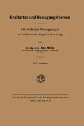 Kraftarten Und Bewegungsformen - Max Moeller