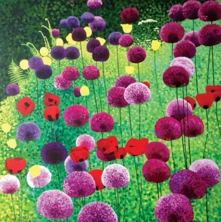 Karnet z kopertą Czosnek i mak - Susan Entwistle