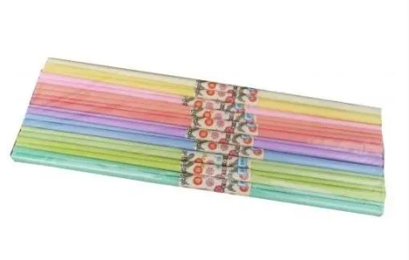 Bibuła marszczona pastelowa MIX 10szt - Schemat