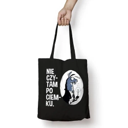 Torba bawełniana - Nie czytam po ciemku - Molom