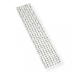 Kryształki samoprzylepne srebrne 6mm - Polsirhurt