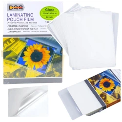 Folia do laminowania A4 80mic 100szt błyszcząca - Leantoys