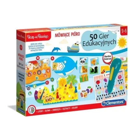 Mówiące Pióro - 50 Gier Edukacyjnych - Clementoni