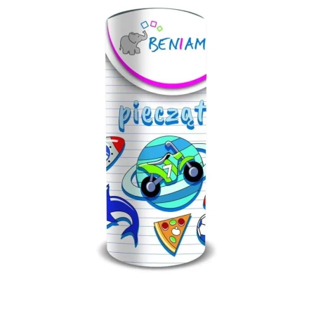Pieczątki drewniane dla chłopców 12el. - Beniamin