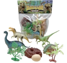 Zestaw dinozaurów z jajem - Merkpol