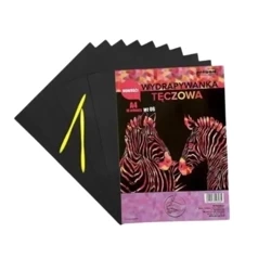 Wydrapywanka tęczowa A4 10 arkuszy WZ-06 - Penword