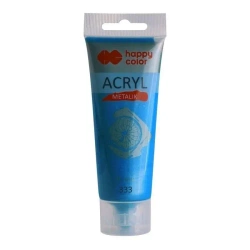 Farba akrylowa 75ml granatowy metalik HAPPY COLOR - GDD