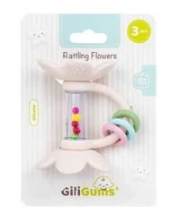 Grzechotka Kwiatki pastelowe - Giligums